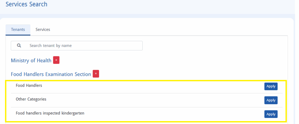 Food Handlers Baladiya appointment