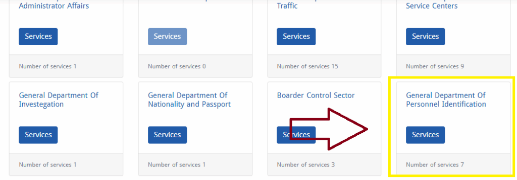 General Department of Personnel Identification Biometric Appointment Kuwait