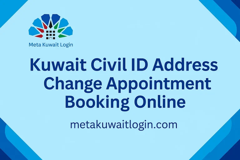 Kuwait Civil ID Address Change Appointment meta kuwait