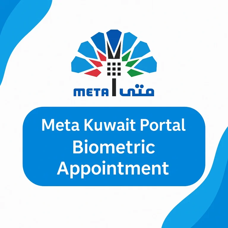 Meta Kuwait Portal Biometric Finger Appointment